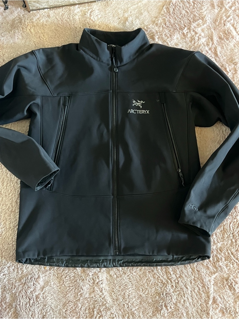 Arc'teryx Black Lightweight Softshell Jacket